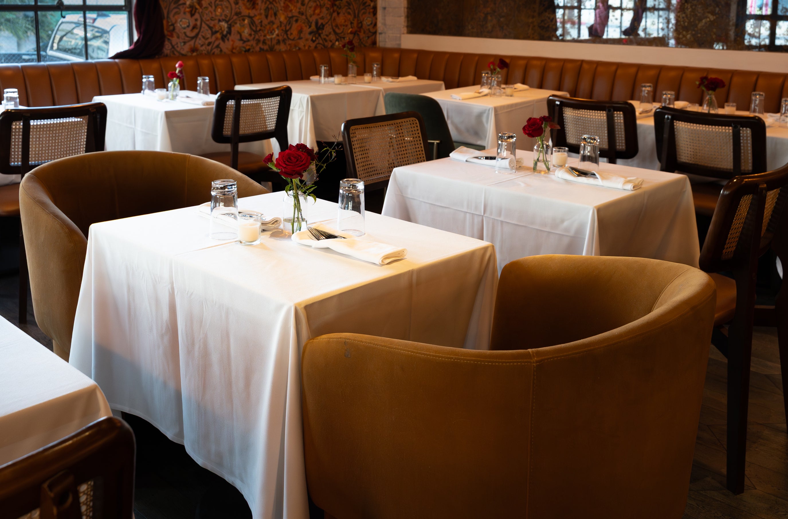 Restaurant event florals by Goodroots (preferred florist) Los Angeles